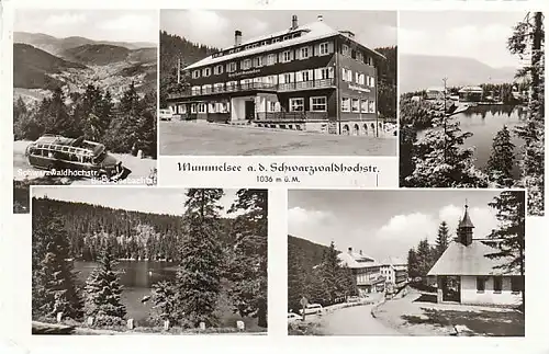 Mummelsee Schwarzwald Mehrbildkarte gl1961 C1442