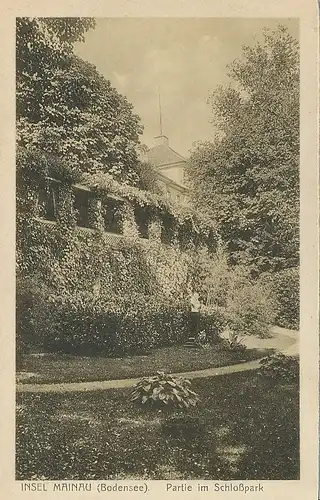 Insel Mainau Partie im Schlosspark ngl 133.265