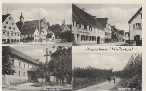 Siegenburg Markt Kirche Herrenstr. Hopfenh. ngl 208.833