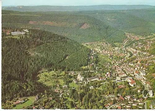 Wildbad Schwarzwald in seiner Landschaft ngl C1079