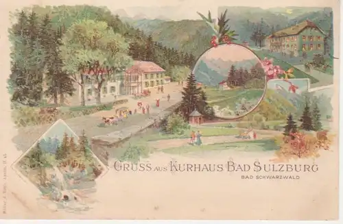 Bad Sulzburg im Schwarzwald Litho ngl 207.077