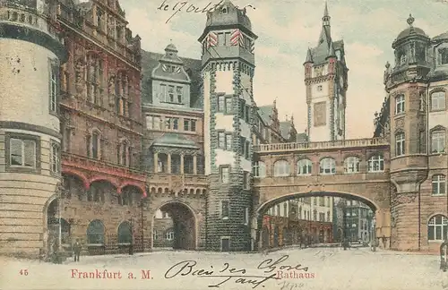 Frankfurt a.M. Rathaus gl1905 131.928