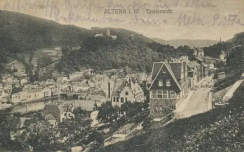 Altena i.W. Panorama gl1918 132.585