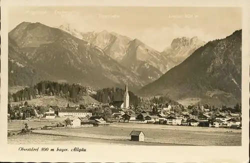 Oberstdorf Panorama gl1952 135.200