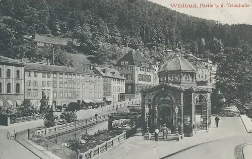 Bad Wildbad Partie bei der Trinkhalle ngl 133.646