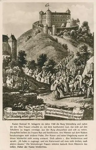 Burg Weibertreu in Weinsberg Odenwald ngl 135.955