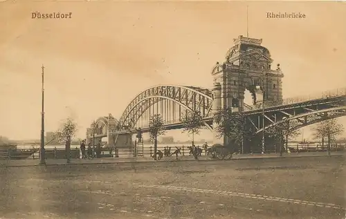 Düsseldorf Rheinbrücke gl1906 132.616