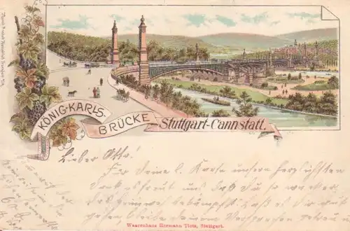 Stuttgart-Cannstatt König-Karl-Brücke gl1897 204.699