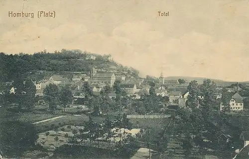 Homburg Totalansicht feldpgl1916 131.029