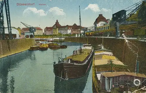 Düsseldorf Hafen feldpgl1916 132.693