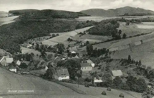 Bonzel (Sauerland) Panorama gl1958 132.571