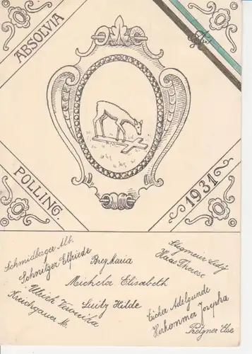 Polling Studentika Absolvia 1931 glca.1931 203.421