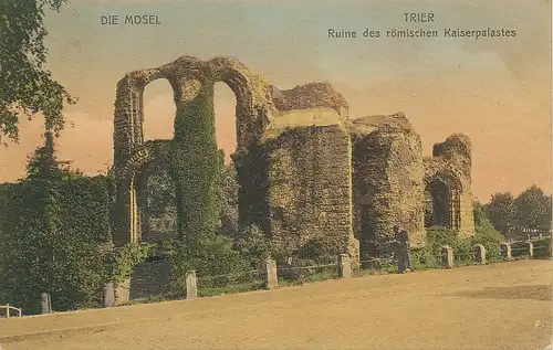 Trier Ruine des röm. Kaiserpalastes gl1912 134.193