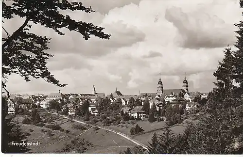 Freudenstadt Schwarzwald v.d.Schanze gl1959 C1253