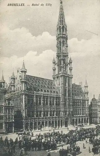 Bruxelles Hôtel de Ville gl1910 136.469
