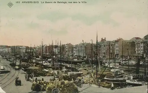 Anvers - Le Bassin de Batelage gl1910 135.573