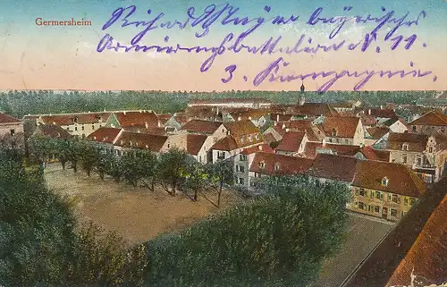 Germersheim Panorama feldpgl1916 131.504