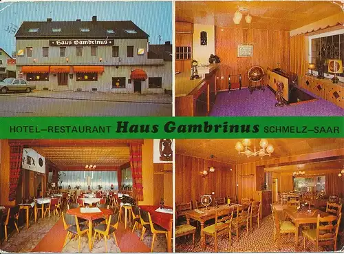 Schmelz (Saar) Haus Gambrinus gl1976 130.941