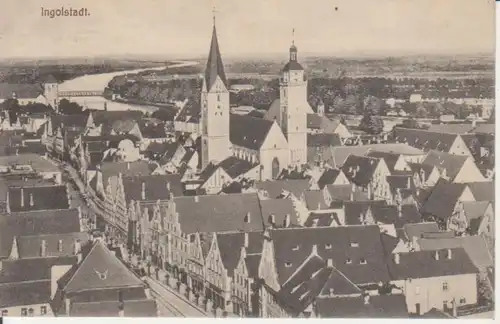 Ingolstadt Stadtpanorama feldpgl1918 207.985