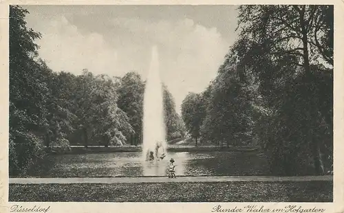 Düsseldorf Runder Weiher im Hofgarten gl1931 132.627