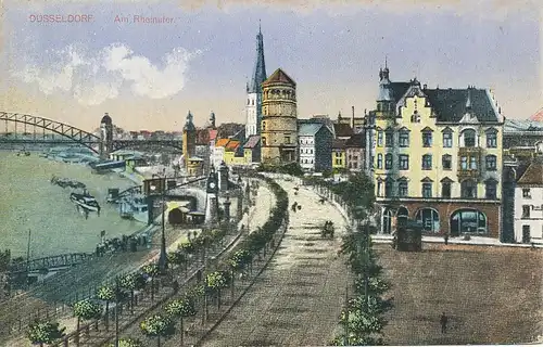 Düsseldorf Am Rheinufer gl1912 132.697