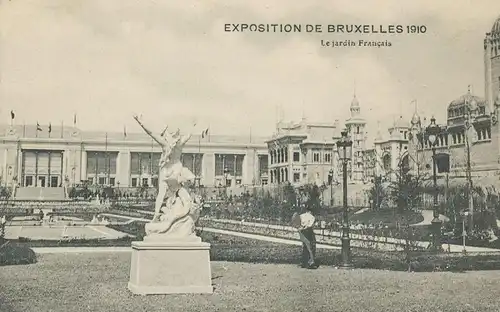 Bruxelles Exposition 1910 Jardin Francais ngl 136.416