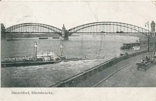 Düsseldorf Rheinbrücke gl1906 132.707