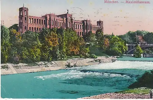 München Das Maximilianeum gl1925 C1924