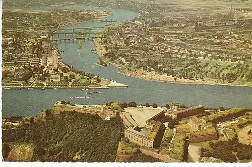 Festung Ehrenbreitstein über Koblenz ngl C1502