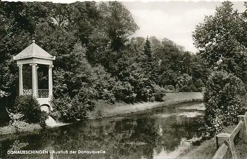 Donaueschingen Ausfluss der Donauquelle ngl 133.200