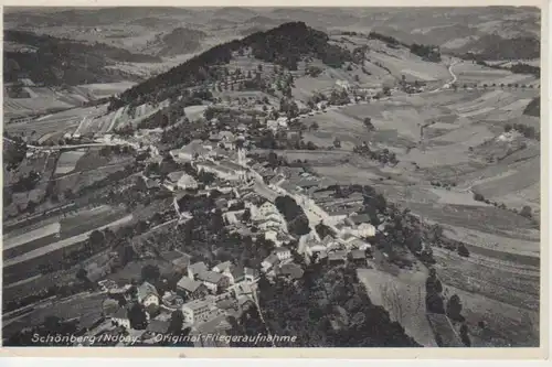 Schönberg Panorama vom Flugzeug aus gl1933 208.706