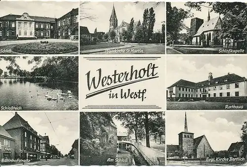 Westerholt i.W. Teilansichten gl1964 132.797