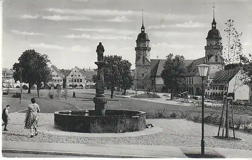 Freudenstadt Schwarzwald Marktplatz gl1962 C1251