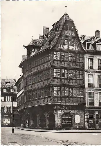 Strasbourg Maison Kammerzell gl~1960? C1178