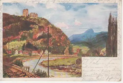 Waldkirch im Breisgau Künstlerkarte gl1903 207.063
