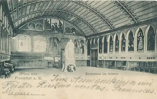 Frankfurt a.M. Kaisersaal im Römer gl1898 132.258