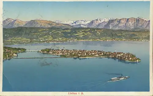 Lindau Bodensee Panorama gl1933 134.791