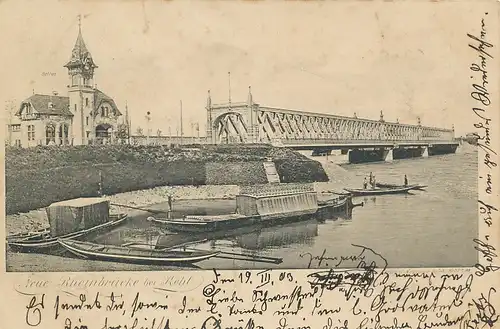 Kehl a.Rh. Neue Rheinbrücke gl1903 133.041