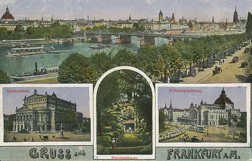 Frankfurt a.M. Teilansichten feldpgl1918 131.854