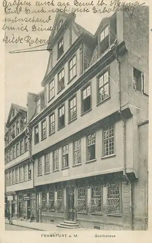 Frankfurt a.M. Goethehaus gl1911 132.336