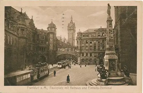 Frankfurt a.M. Partie am Paulsplatz gl1922 132.287