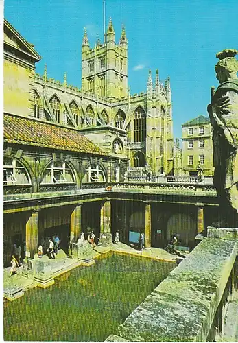 Bath Avon The Roman Baths ngl C2798