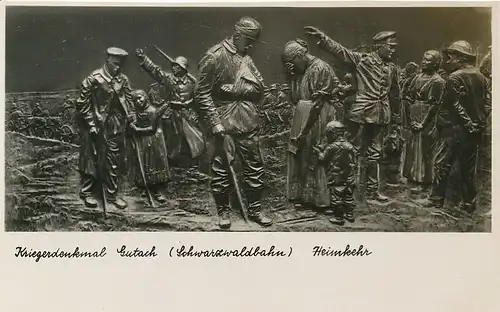 Gutach Kriegerdenkmal Heimkehr ngl 133.137