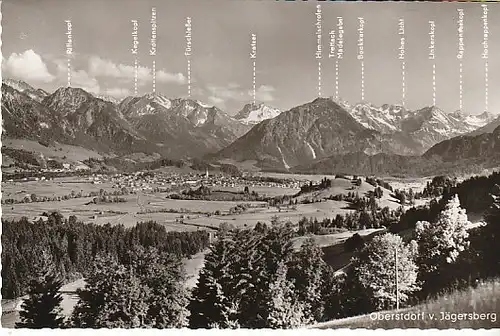 Oberstdorf Allg. vom Jägersberg ngl C1356