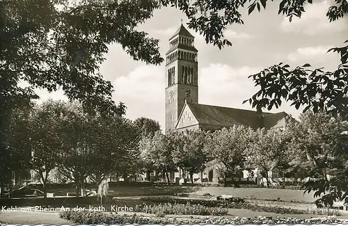 Kehl a.Rh. An der katholischen Kirche gl1960 133.086