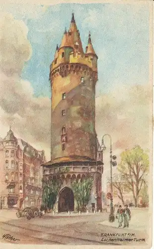 Frankfurt a.M. Eschenheimer Turm ngl 132.318