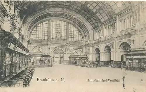 Frankfurt a.M. Hauptbahnhof Vestibül gl1907 132.315