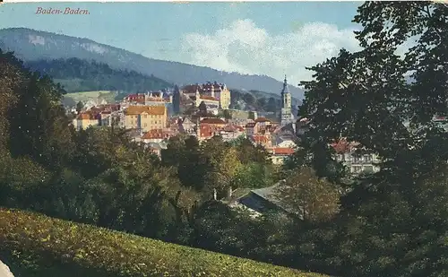 Baden-Baden Panorama feldpgl1916 133.008