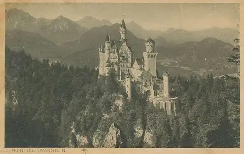 Schloss Neuschwanstein im Allgäu gl1927 136.209