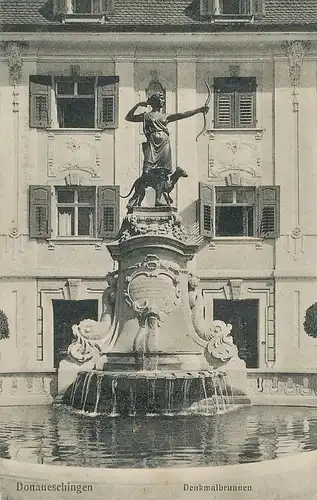 Donaueschingen Denkmalbrunnen gl1913 133.201